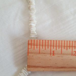 Puka Shell Chip Vintage Florida souvenir Necklace and Bracelet